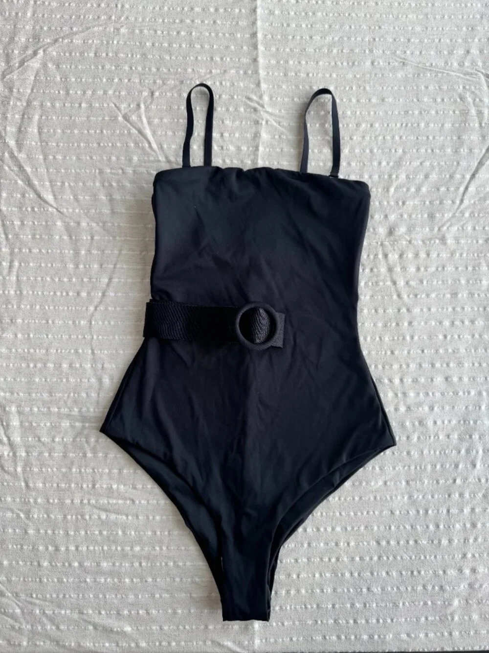 SKIMS Sculpting Swim Strapless One Piece in Onyx Size Small